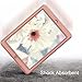 iPad Air 2 Case, PIXIU Heavy Duty Shockproof Protective case Without Screen Protector Rugged Three-Layer Defender Cover for iPad Air 2 A1566 A1567 2014 Released Mandala Floral/Rose Gold