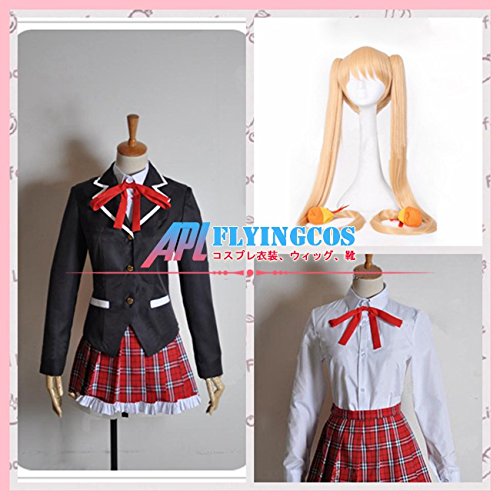 さなえ 女子制服 コスプレ衣装 早苗 でこもり 中二病でも恋がしたい 凸守 ウィッグ付 B071pykn コスチューム １着でも送料無料 Amansbistropa Com
