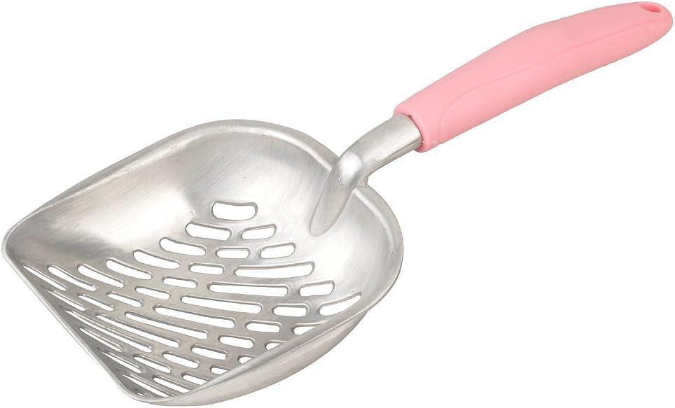 Heavy Duty Large Metal Cat Litter Tray Scoop, Stainless Steal 13.8″*5.5