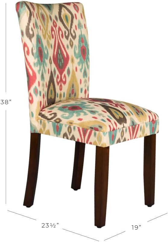 HomePop Parsons Upholstered Accent Dining Chair, Set of 2, Sienna - Chairs