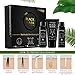 Blackhead remover Charcoal Peel Off Black Mask with Free Brush & 20 PCS Cotton Pad for White/Blackhead Pore Cleansing Set