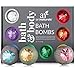 ArtNaturals Bath Bombs Gift Set – (12 x 4 Oz / 113g) – Natural Handmade Essential Oil Spa Bubble Bomb Fizzies – For Relaxation, Moisturizing and Fun for Kids, Women and Men