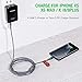 USB C to 8 Pin Cable Charging &Sync Cord, 2 Pack/6.6ft Type C to Lighting Charger Cable Compatible with iPhone Xs/Xs Max/XR/X / 8 Connect to MacBook and Other USB-C Devices