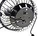 PowerTRC Mini USB Table Desk Personal Fan (Metal Design, Quiet Operation 3.9' USB Cable, High Compatibility)