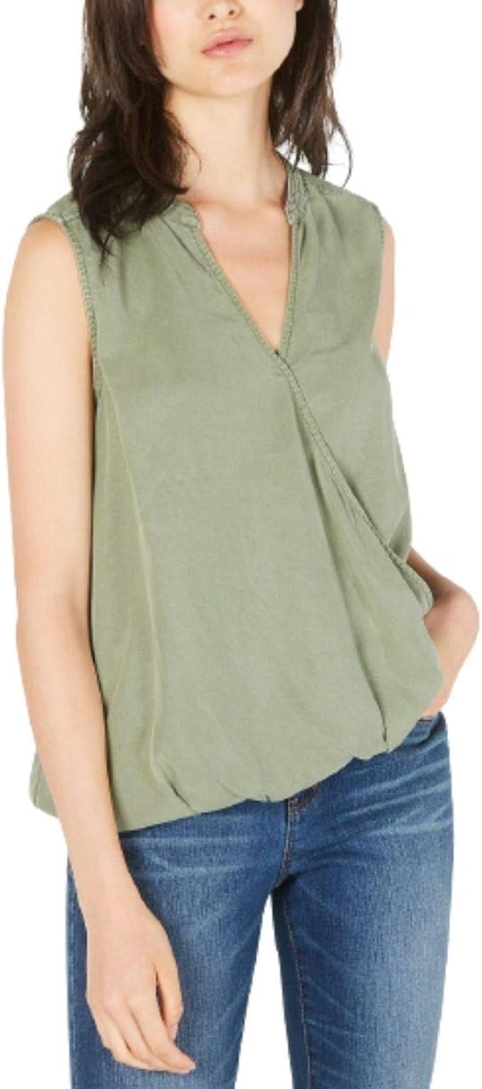 vince camuto green blouse