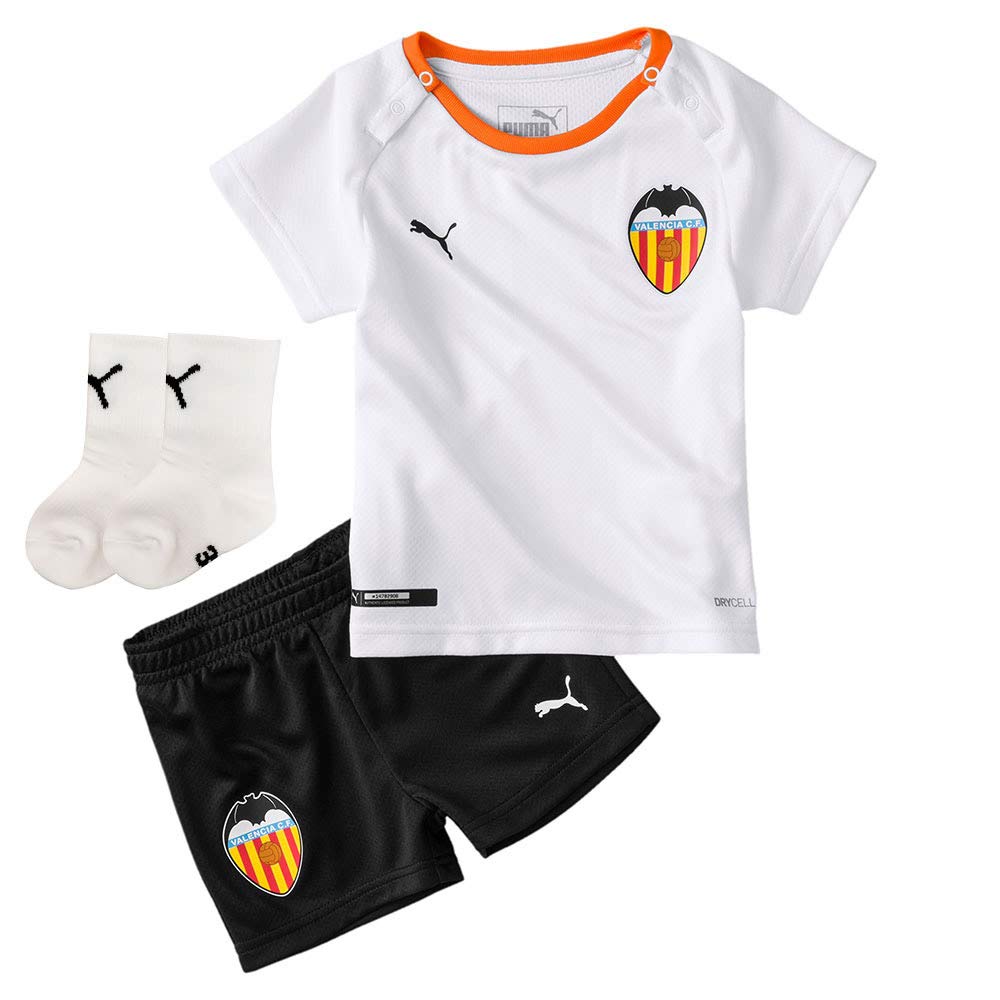 PUMA Bebe Valencia CF Primera Equipación 2019-2020, Conjunto ...