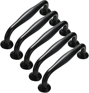 Tiradores para puerta de armario, modernos, sencillez, 5 unidades