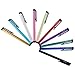 10 Pack Stylus Pen, Insten Touch Screen Stylus Capacitive Pen Compatible with iPhone X XS XS Max/7/7 Plus/ 6S, Samsung S9/ S9+ S9 Plus/ S8/ S8+ S8 Plus/Note 8 9, LG G5/ G6/Nexus 5X, Huawei Nexus 6P