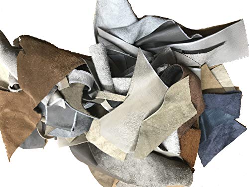 Small Leather Scraps of Various Colors - for Jewelry Making and Other Small Crafts - 2 lbs - Thumbnail 5