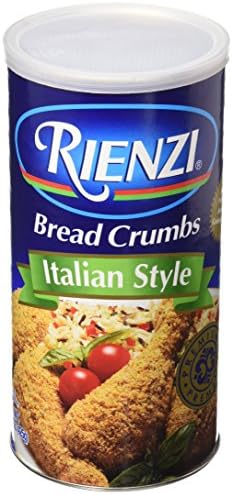 Rienzi Italian Style Bread Crumbs Canister, 15 Ounce