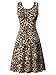FENSACE Womens Floral Sleeveless Summer Beach Endless Tank Dress 1703012 Large
