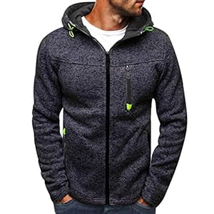 Mens Combat Hoodie Jumper Jacket Full Zip Hoodie Sports and Fitness Sweatshirts Cardigan Fleece Hooded Coat Gifts for Him