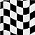 Race Car Party Bundle - Black and White Party Plastic Tablecloth, 8 Checkered Round Paper Plates 8 cups 16 Napkins