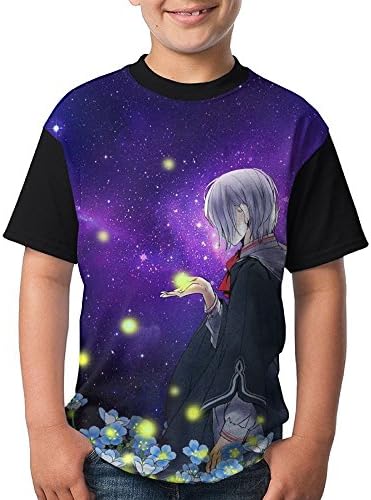 FENGCHENGMO Make A Wish 3D Print Novelty Youth Short Sleeve Kids T-Shirt