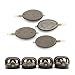 Kocome Inline Method Carp Fishing Feeder 4 Feeders 15/20/25/35g 30/40/50/60g Mould Set (15/20/25/35g)