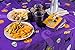 Juvale 3-Pack Halloween Table Cover for Party Supplies, Purple Disposable Plastic Tablecloth Decorations, Halloween Table Decorations for Themed Parties, Birthday Celebrations and More (54 x 108 in)
