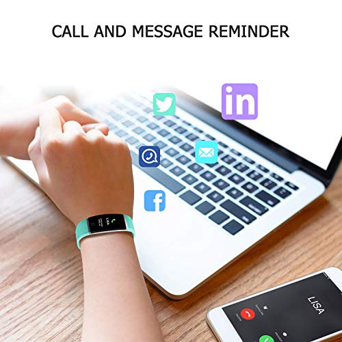 LETSCOM Fitness Tracker with Heart Rate Monitor, Color Screen Activity Tracker Watch, IP68 Waterproof Pedometer Watch Sleep Monitor Step Counter for Women Men and Kids
