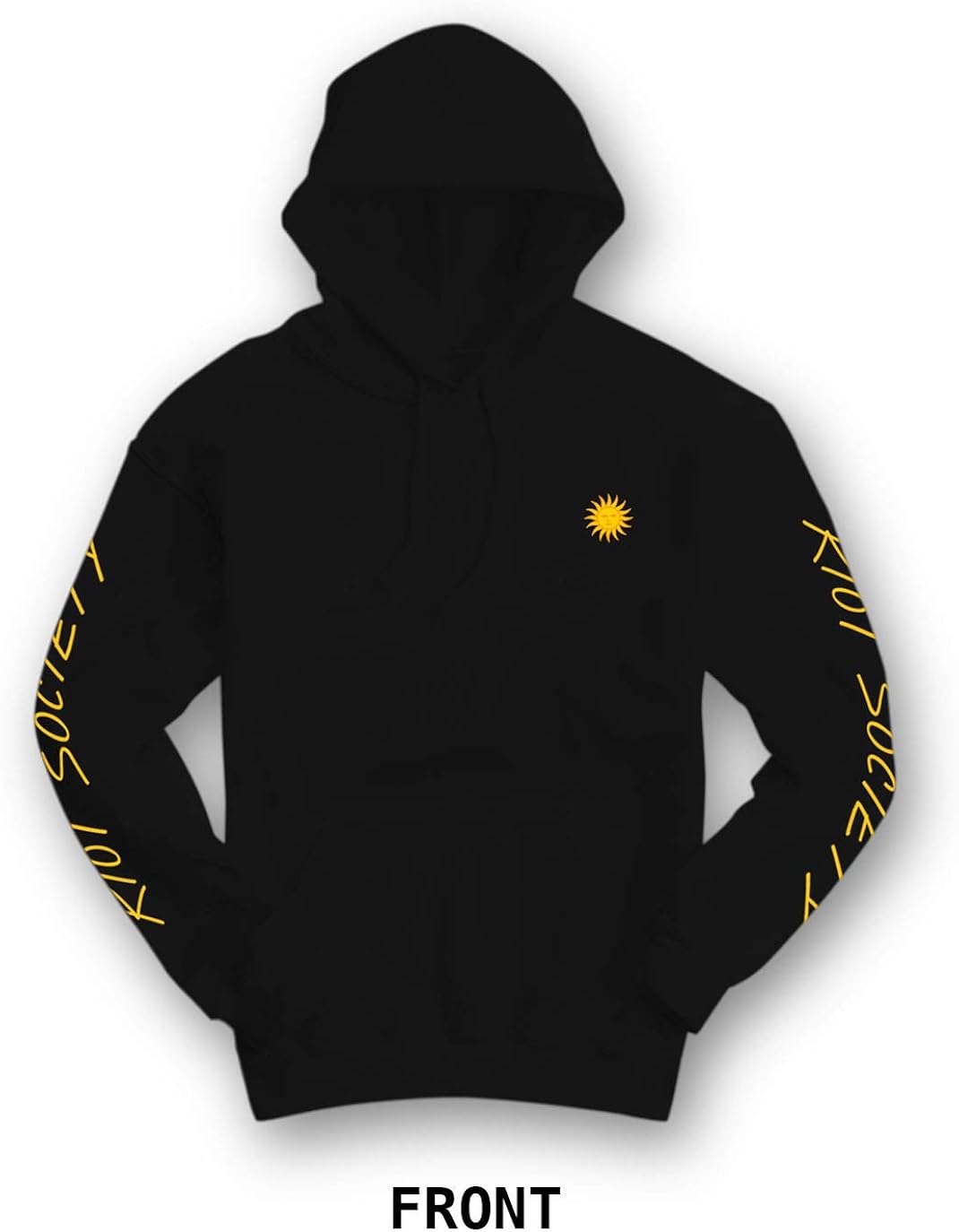 Riot society yellow hoodie Clearance