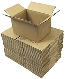 (25) Kraft Brown 200# Test Cardboard Fold Up DVD Case Shipping Mailers - Holds 5 - 7 Standard 14mm Cases #DVBC05