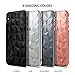 Ringke Air Prism Designed for iPhone X Case, 3D Contemporary Design Flexible TPU Cover for iPhone X Case, iPhone 10 (Not Compatible with iPhone Xs) - Smoke Black