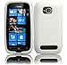 White Silicone Jelly Skin Case Cover for Nokia Lumia 710