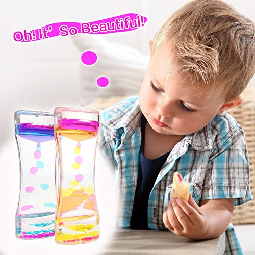 Liquid Motion Bubbler for Sensory Play, Relaxing Bubble Motion Autism ADHD Fidget Toy, Calming Toy, Sensory Visual Relaxation Desk Toy, Assorted Colors - Thumbnail 2