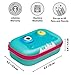 ZIPIT Beast Pencil Box for Kids, Large Capacity Cute Pencil Case for School, Stationery Organizer Box, Light Blue