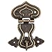 Dophee 1Pc 63x47mm Retro Antique Bronze Heart Hasp Lock Latch Clasp with Screws for Drawer Cabinet Jewelry Case Box Chest