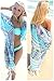 Walant Women Bikini Beach Cover ups Swimsuit Bathing Suit Chiffon Kimono Cardigan, Blue One Size