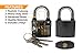 Locksmith Trainer - 3 Pack Practice Padlock - Includes Metal Heavy Duty Cutaway, Transparent Clear Acrylic 7 Spring and Disc Detainer Lock with Keys - Beginner to Professional Picking