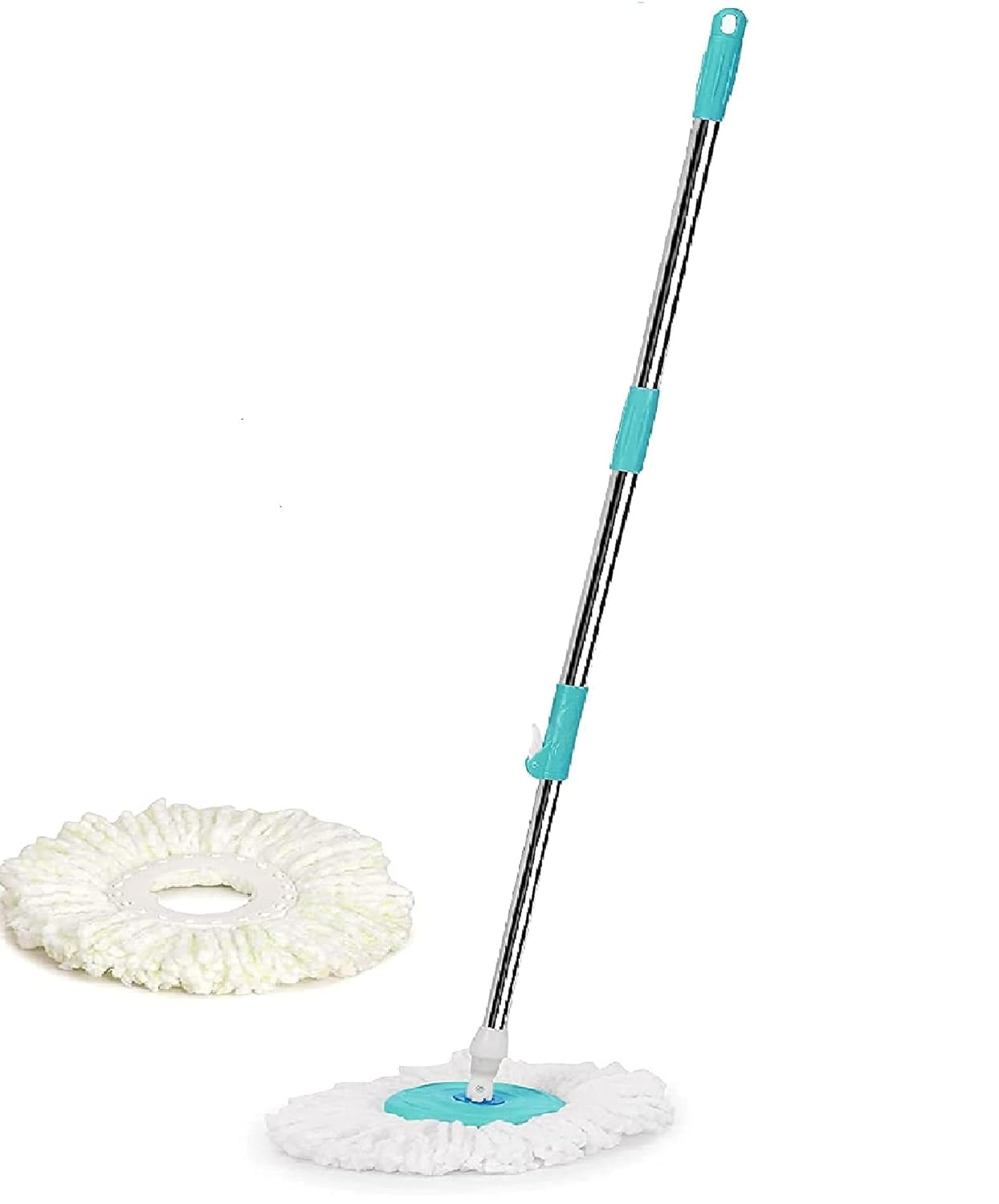 KRABERS Mop Stick Rod Only Stainless Steel Spin Mop Stick Floor