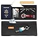 NEW! EAZYMATE Travel Money Belt - Stylish Running Belt with Zipper Fits iPhone 6 Plus/ iPhone 7/ iPhone 7 Plus, Samsung Note4. Great for Hands-Free Traveling and Sports - Black XXL