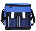 MIER 30Cans Collapsible Soft Cooler Bag Insulated Picnic Lunch Bag, Navy Blue, Large