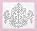 Sweet Jojo Designs Pink, Gray and White Elizabeth Accent Floor Rug