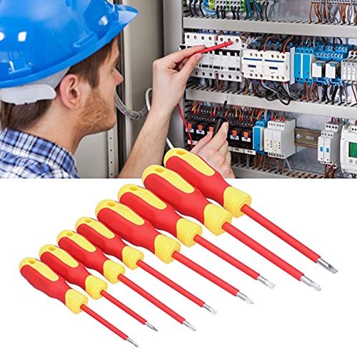 YWBL-WH Isolierter Elektrischer Schraubendreher-Satz Metrisches Schraubendreher-Set mit Werkzeugtasche, Schraubenzieher… – Bild 4
