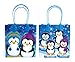 Tiny Mills Penguin Winter Themed Party Favor Bags Treat Bags with Handles Candy Bags for Holiday Party Gift Bags Christmas Holiday Party Supplies,12 Pack