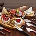 La Cote 6 Piece Cheese Knife Set Stainless Steel Blade Pakka Wood Handle (8 inch)