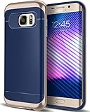 Galaxy S7 Edge Case, Caseology [Wavelength Series] Slim Ergonomic Ripple Design [Navy Blue] [Modern Grip] for Samsung Galaxy S7 Edge (2016)