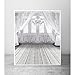 Allenjoy Wedding Photography Backdrop 5x7ft Wedding Reception Photo Backdrop for Photography Wood Floor Backdrop for Picture Photography Props Wedding Photo Booth Backdrop