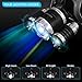 Led Headlamp, Binwo 6000 Lumen Work Headlight, 18650 USB Charge & Wall Charger Rechargeable, 4 Modes Waterproof Head Lamp Best Head Lights for Camping, Hunting, Hiking, Outdoors