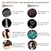 MEXITOP Ionic Hair Straightener Crescent Brush Comb,MCH Ceramic Heating, LED Display, Adjustable Temperatures, Anti Scald Hair Straightening for All Hair Types/4 Bonus Included/Matt Black