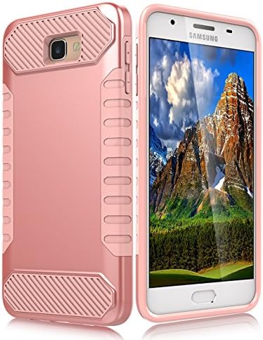 Galaxy J7 Prime G610 Case, Galaxy On7 2016 Case, Galaxy On Nxt Case AMENQ [Shock Absorption] Dual Layer Hybrid Armor Protective Case Cover for Samsung Galaxy J7 Prime 2016