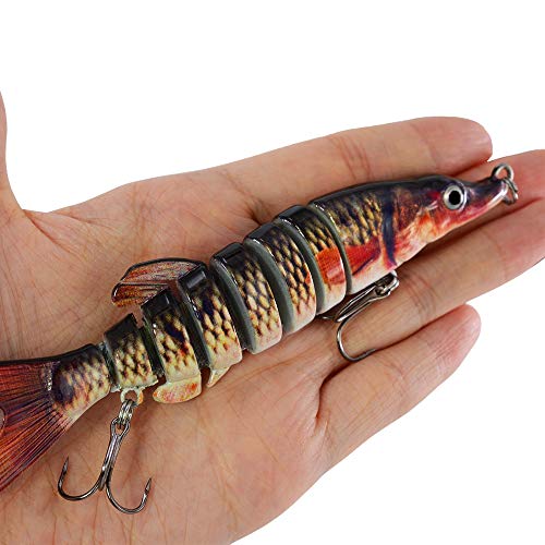 ROSE KULI Fishing Lures for Bass Multi Jointed Swimbaits Lifelike Hard Lures Tackle Kits