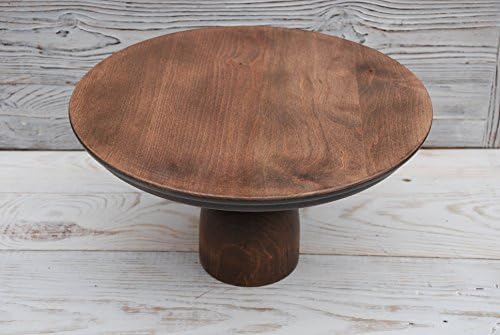 12" inches (30 cm) Stand cake rustic, wooden stand, stand wedding, stand for a wedding cake, wooden stand for the kitchen, stand of pine, Cake stand for, stand for cupcakes, cake stand round