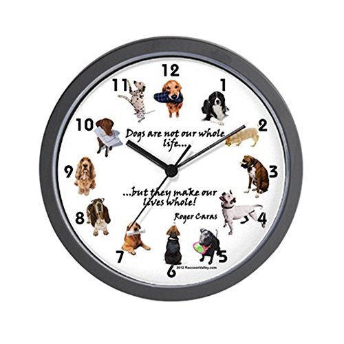 Dog Wall Clocks Kritters in the Mailbox Dog Wall Clock