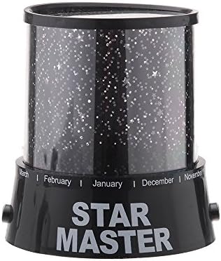 SVK Dream Star Master Colorful Romantic LED Cosmos Sky Starry Moon Beauty Night Projector Bed Side Lamp with USB Cable