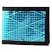 Flowfold Men's Sailcloth Slim Front Pocket Bifold Billfold Wallet