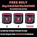 Six-Pack Sauna Waist Trimmer - Weight Loss Workout Ab Belt for Men & Women - Adjustable Velcro for Comfortable Fit - Ultra Tough Neoprene Construction