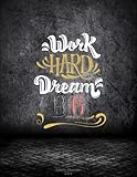 Work Hard Dream Big: Yearly Planner 2021: Happiness Quotes, Yearly Calendar Book 2021, Weekly/Monthl by 