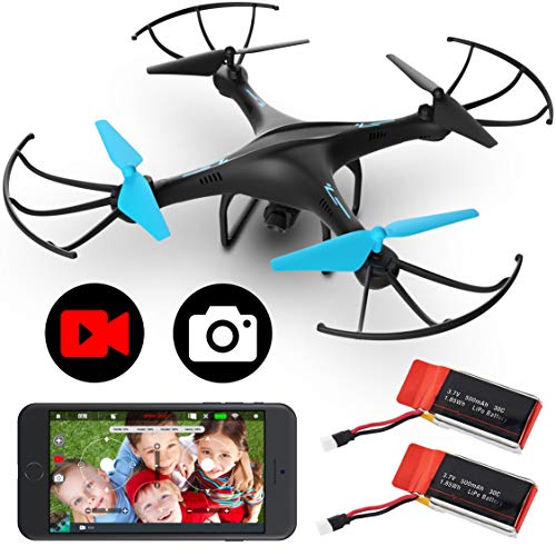 Force1 U45WF Drones with Camera for Adults and Kids - Remote Control FPV Drone w/ 720p HD Camera, VR Capable with WiFi App